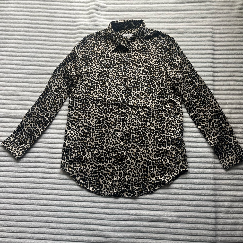 Equipment Leopard Print Blouse
